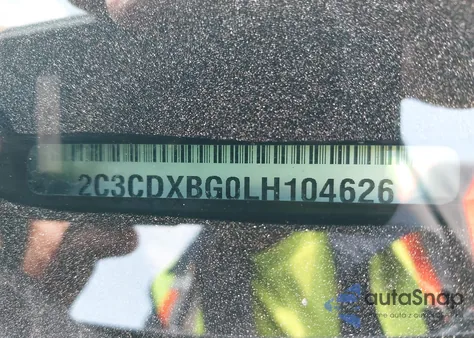 2020 Dodge Charger Sxt Rwd из США, поврежденный, VIN 2C3CDXBG0LH104626